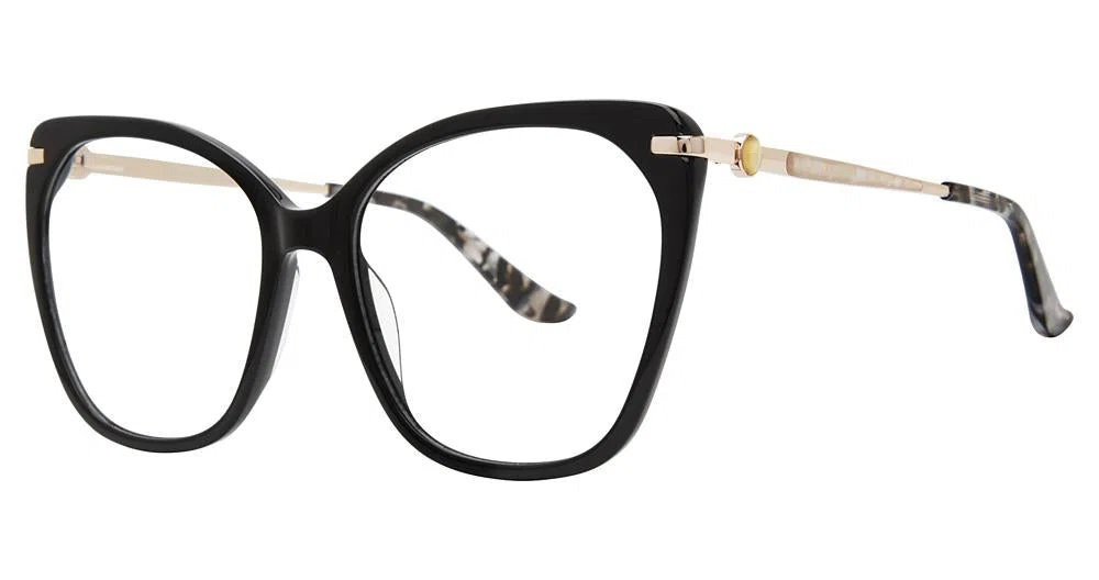 H Halston HH2018 Eyeglasses - Black - view 3